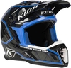 Klim F5 Riva blå Motocross hjälm Svart Blå XL