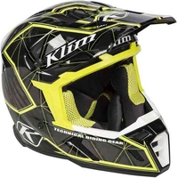 Klim F5 Riva grön Motocross hjälm Svart Grön XL