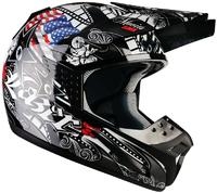 Lazer SMX Movies Cross hjälm Svart Röd Blå XS