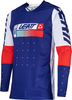 Leatt 4.5 Lite 2024 Motocross tröja,  vit-röd-blå,  storlek S för män