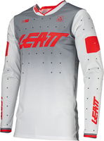 Leatt 4.5 Lite Gradient 2024 Motocross tröja,  grå-röd,  storlek L för män