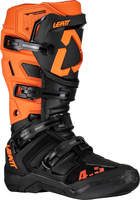 Leatt 4.5 Motocross Stövlar,  svart-orange,  storlek 48 för män