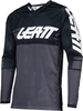 Leatt 4.5 X-Flow 2024 Motocross tröja,  svart-grå,  storlek L för män