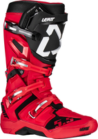 Leatt 5.5 FlexLock Motocross stövlar,  svart-röd,  storlek 40 41 för män