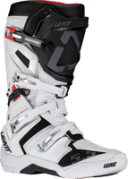 Leatt 5.5 FlexLock Motocross stövlar,  svart-vit,  storlek 47 för män