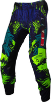Leatt 5.5 I.K.S Jungle 2024 Motocross Byxor,  svart-grön-blå,  storlek L för män