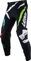 Leatt 5.5 IKS Tiger Motocross Byxor,  svart-röd-blå,  storlek XL för män