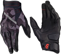 Leatt ADV HydraDri 7.5 Steel Short vattentäta motorcykelhandskar,  storlek XL för män