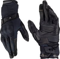 Leatt ADV HydraDri 7.5 vattentäta motorcykelhandskar,  svart-grå,  storlek 2XL för män