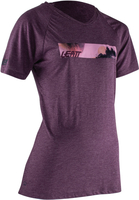 Leatt All Mountain 2.0 Dusk Short Cykel Jersey för damer,  mörklila,  storlek M för kvinnor