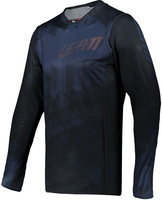 Leatt DBX 4.0 MTB LS Ultraweld Cykel Jersey,  svart-blå,  storlek XL