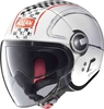 Nolan N21 Visor Getaway Jet hjälm Svart Vit S