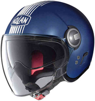 Nolan N21 Visor Joie De Vivre Jet hjälm Vit Turkos Blå S