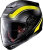 Nolan N40-5 GT Resolute N-Com Hjälm Svart Gul M