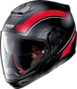 Nolan N40-5 GT Resolute N-Com Hjälm Svart Röd 2XL