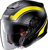 Nolan N40-5 Resolute N-Com Jet hjälm Svart Gul XS