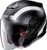 Nolan N40-5 Resolute N-Com Jet hjälm Svart Vit S