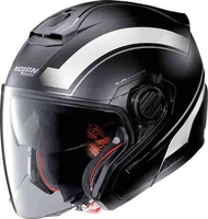 Nolan N40-5 Resolute N-Com Jet hjälm Svart Vit S