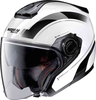Nolan N40-5 Resolute N-Com Jet hjälm Svart Vit XL