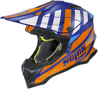 Nolan N53 Cliffjumper Motocross Hjälm,  blå-orange,  storlek S för män