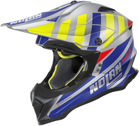 Nolan N53 Cliffjumper Motocross Hjälm,  grå-blå,  storlek XS för män