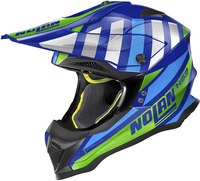 Nolan N53 Cliffjumper Motocross Hjälm,  grön-blå,  storlek M för män
