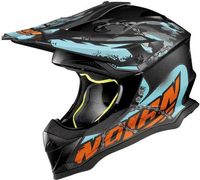 Nolan N53 No Entry Motocross hjälm Svart Blå XL