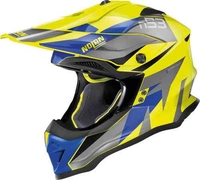 Nolan N53 Portland Motocross hjälm Blå Gul XL