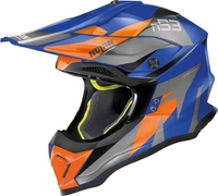 Nolan N53 Portland Motocross hjälm Blå Orange S