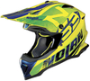 Nolan N53 Whoop Motocross hjälm Blå Gul L