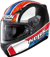 Nolan N60-5 Gemini Replica A. Rins Hjälm Svart Röd Blå L