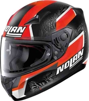 Nolan N60-5 Gemini Replica D. Petrucci Hjälm Svart Röd L