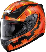 Nolan N60-5 Gemini Replica M. R. Rinaldi Pumpkin Hjälm Svart Orange L