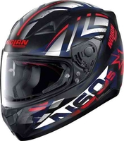 Nolan N60-5 Secutor Hjälm Svart Röd Blå XS