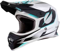 Oneal 3Series Riff Motocross hjälm Turkos XL