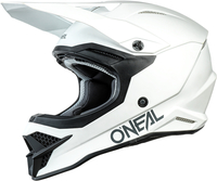 Oneal 3Series Solid Motocross hjälm,  vit,  storlek L