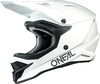 Oneal 3Series Solid Motocross hjälm,  vit,  storlek XS