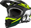 Oneal 3Series Stardust Motocross hjälm,  svart-vit-gul,  storlek 2XL