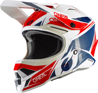 Oneal 3Series Stardust Motocross hjälm,  vit-röd-blå,  storlek S