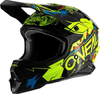 Oneal 3Series Villain 2.0 Motocross hjälm Gul XL
