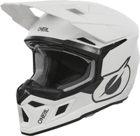 Oneal 3SRS Solid Motocross hjälm,  vit,  storlek 2XL för män