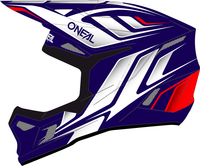 Oneal 3SRS Vertical Motocross hjälm,  vit-röd-blå,  storlek XS för män