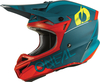 Oneal 5Series Haze V.22 Motocross hjälm,  röd-blå,  storlek S för män
