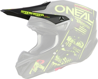 Oneal 5Series Polyacrylite Attack Hjälm Peak,  svart-gul för män