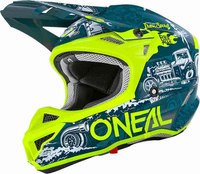 Oneal 5Series Polyacrylite HR Motocross hjälm Svart Gul S