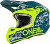 Oneal 5Series Polyacrylite HR Motocross hjälm Svart Gul XS