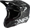 Oneal 5Series Polyacrylite HR Motocross hjälm Svart Vit 2XL