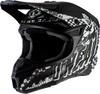 Oneal 5Series Polyacrylite Rider Motocross hjälm,  svart-vit,  storlek S