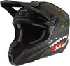 Oneal 5Series Polyacrylite Warhawk Motocross hjälm Svart Grön L