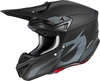 Oneal 5SRS Polyacrylite Solid V.25 Motocross hjälm,  svart-grå,  storlek S för män